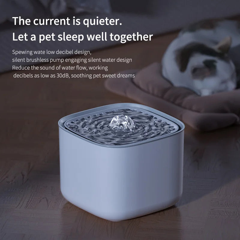 Silent Flow Cat Fountain