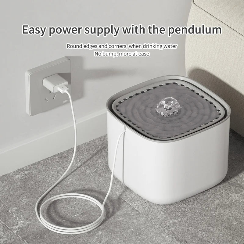 Silent Flow Cat Fountain